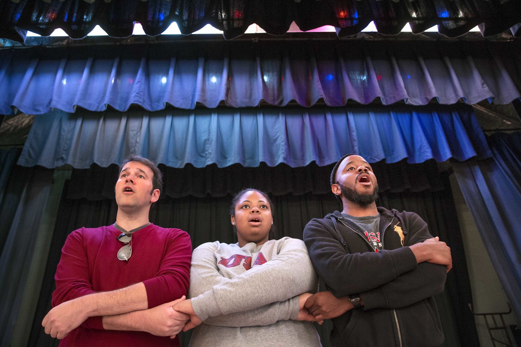 Touring Theatre of NC rehearsal